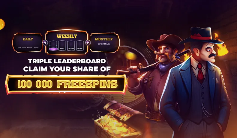 Bannière de la promotion Triple Casino Race de Donbet